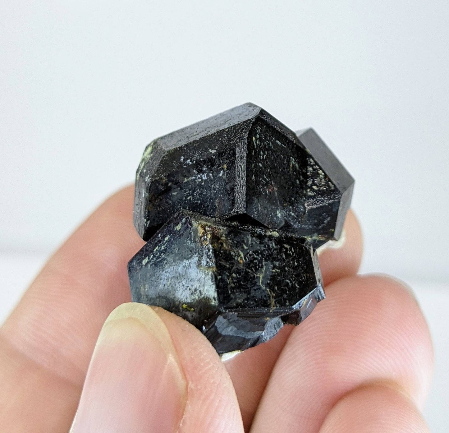 ARSAA GEMS AND MINERALSOn matrix andradite garnet crystals with green epidote from Pakistan, 17.1 grams - Premium  from ARSAA GEMS AND MINERALS - Just $45.00! Shop now at ARSAA GEMS AND MINERALS