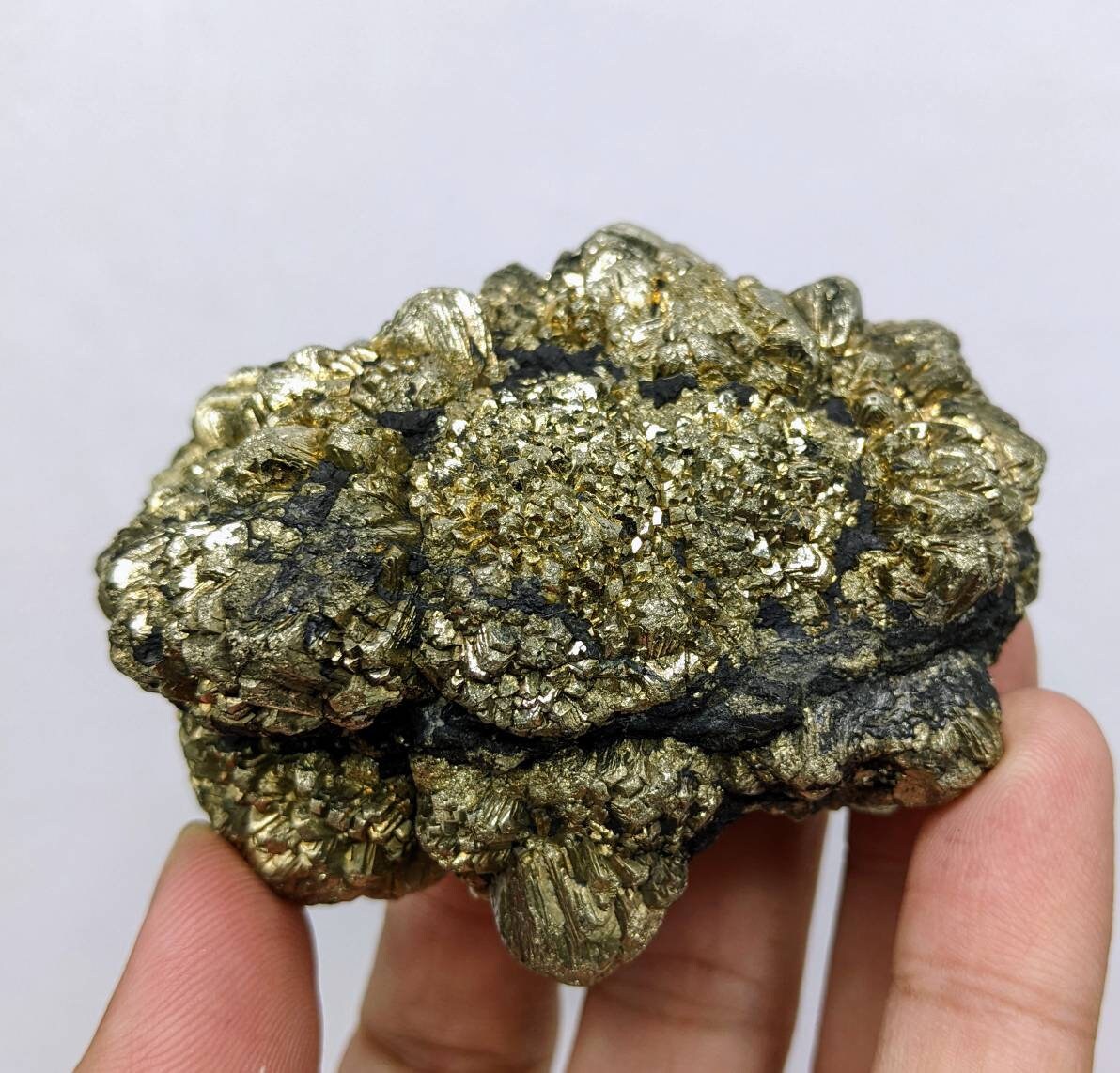 ARSAA GEMS AND MINERALSNew find big size golden Marcasite sphere shape cluster also called prophecy stone from a new find in Darra Adam Khel KPK Pakistan - Premium  from ARSAA GEMS AND MINERALS - Just $65.00! Shop now at ARSAA GEMS AND MINERALS