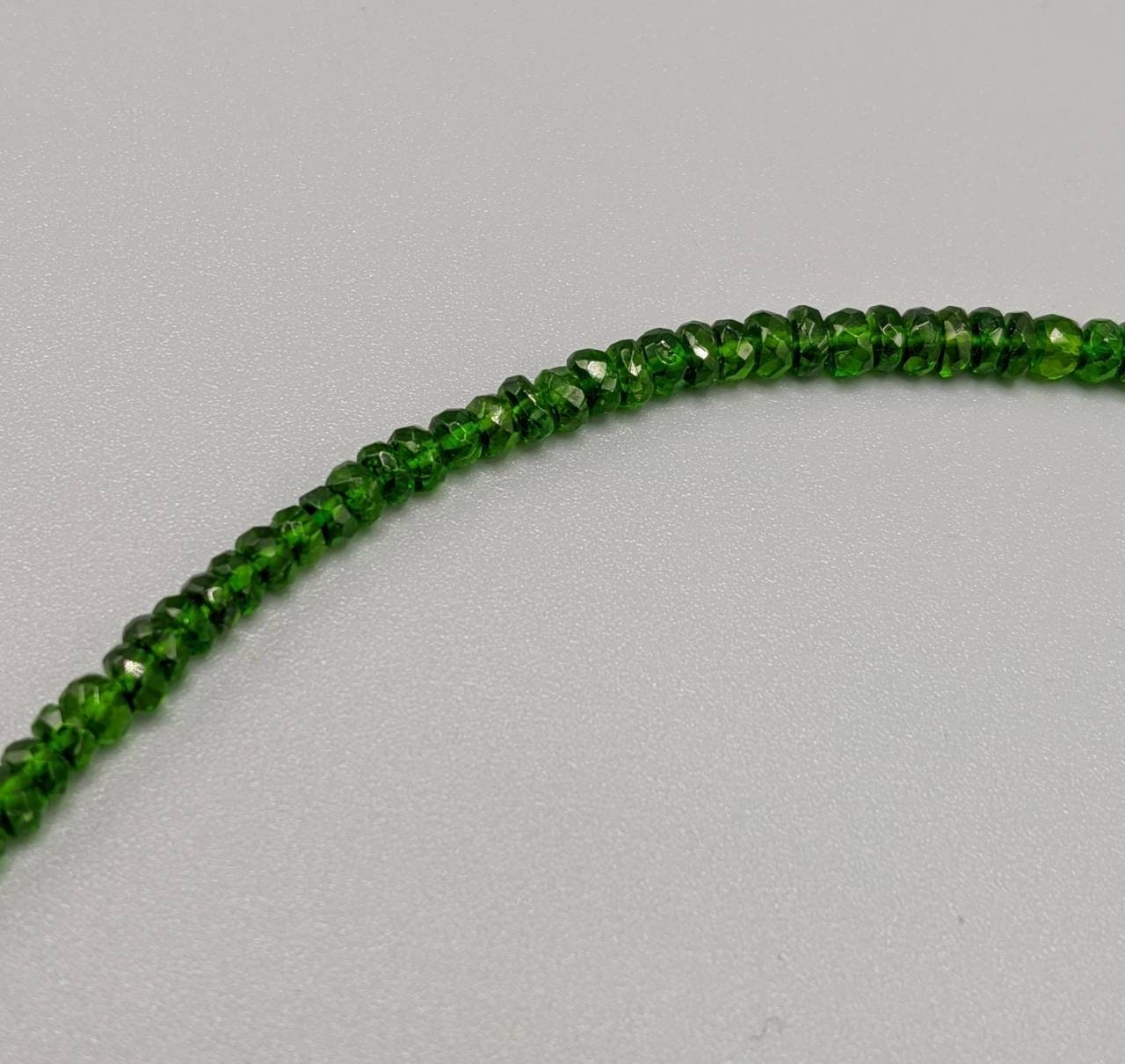 ARSAA GEMS AND MINERALSFine quality aesthetic chrome green diopside beads strand, weight 12.5 grams - Premium from ARSAA GEMS AND MINERALS - Just $48.00! Shop now at ARSAA GEMS AND MINERALS