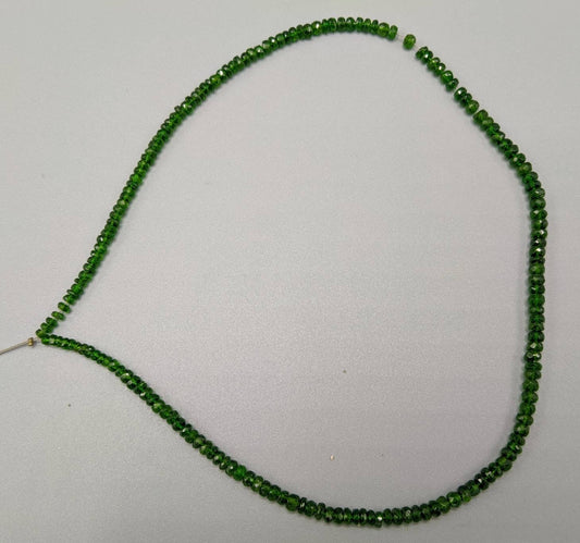 ARSAA GEMS AND MINERALSFine quality aesthetic chrome green diopside beads strand, weight 12.5 grams - Premium  from ARSAA GEMS AND MINERALS - Just $48.00! Shop now at ARSAA GEMS AND MINERALS