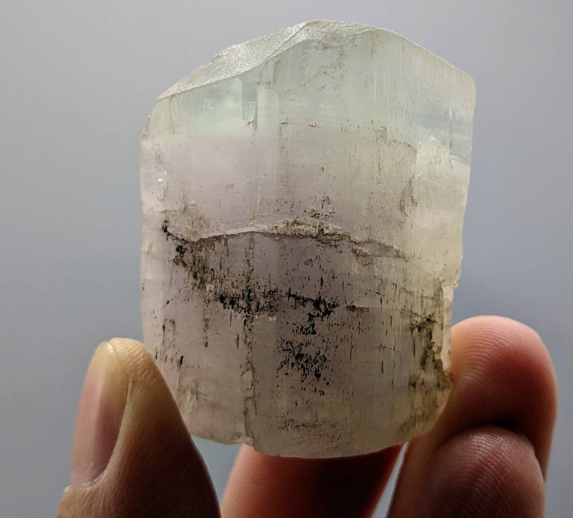ARSAA GEMS AND MINERALSBicolor Spodumene var kunzite crystal from Laghman, Afghanistan, 59.4 grams - Premium from ARSAA GEMS AND MINERALS - Just $100.00! Shop now at ARSAA GEMS AND MINERALS