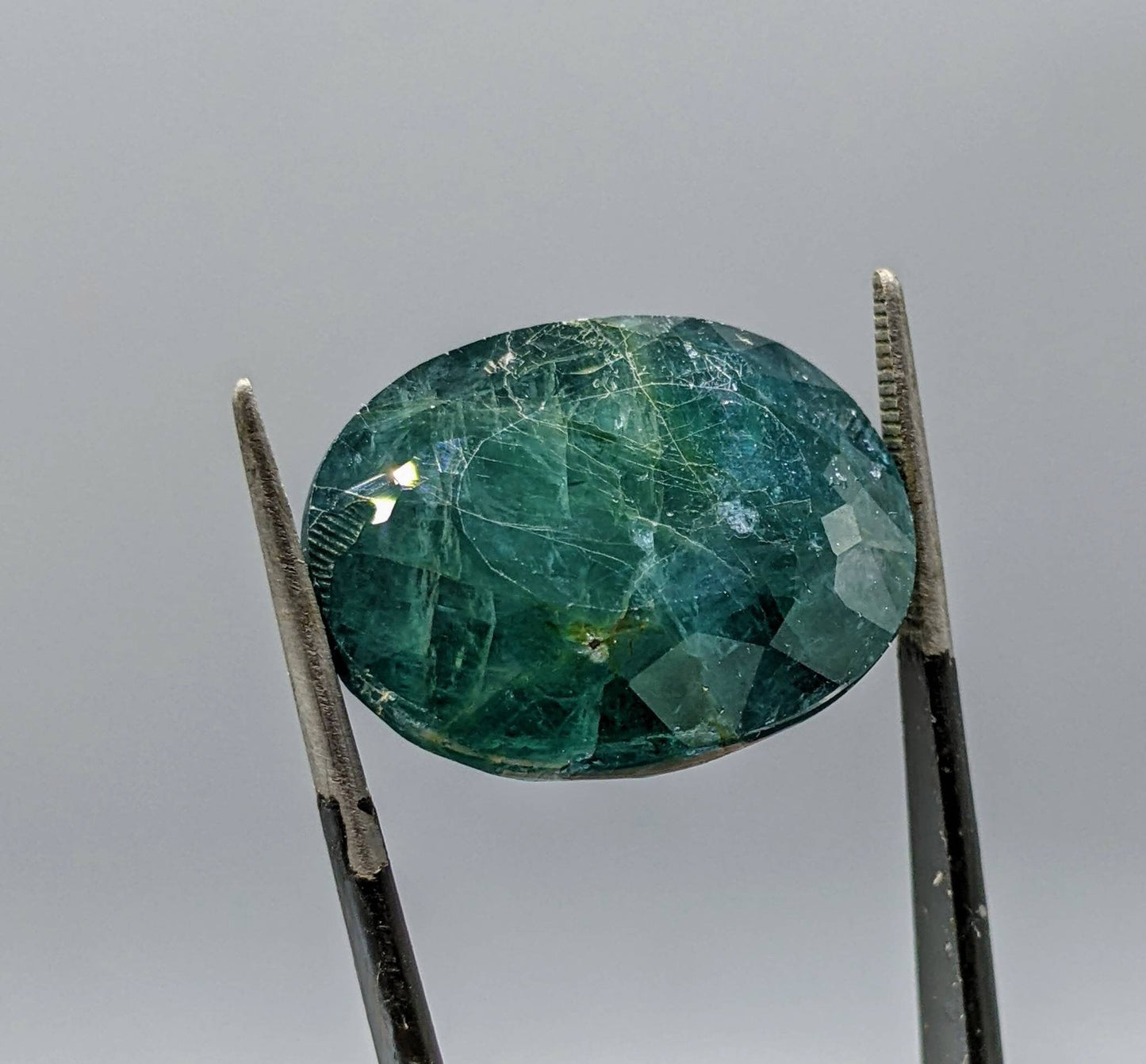 ARSAA GEMS AND MINERALSTop Quality beautiful natural 34 carats faceted oval shape grandidierite gem - Premium from ARSAA GEMS AND MINERALS - Just $100.00! Shop now at ARSAA GEMS AND MINERALS