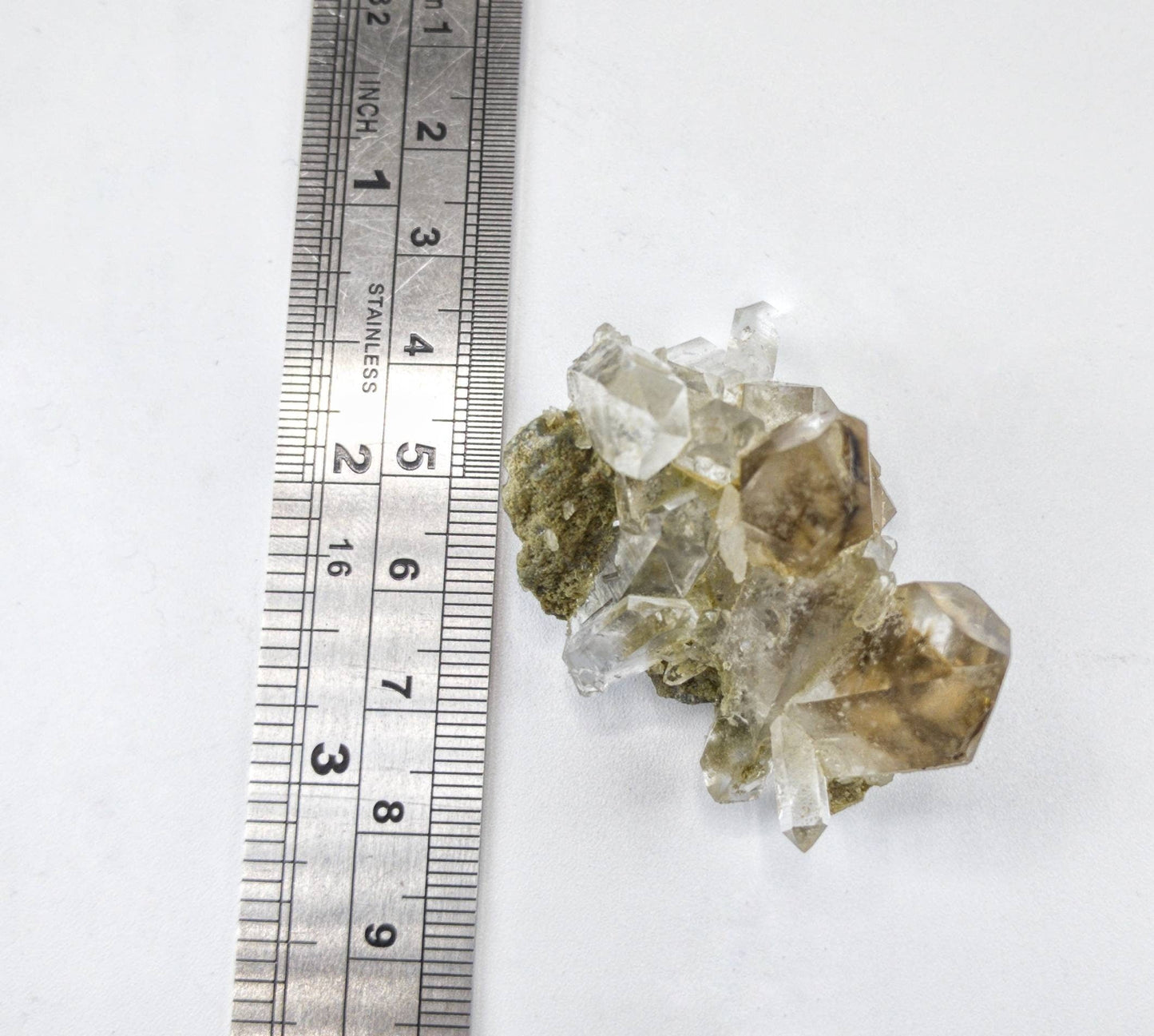 ARSAA GEMS AND MINERALSRutile and Brookite included quartz cluster with chlorite inclusions. from Kharan, Baluchistan, Pakistan, 30.5 grams - Premium from ARSAA GEMS AND MINERALS - Just $200.00! Shop now at ARSAA GEMS AND MINERALS