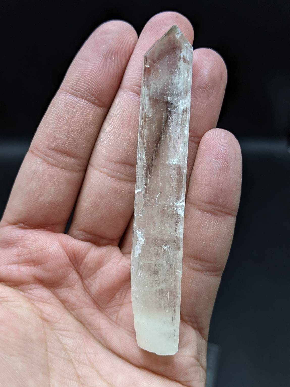 ARSAA GEMS AND MINERALSSpodumene var kunzite crystal clear gem quality lustrous from Laghman, Afghanistan, 30 grams - Premium  from ARSAA GEMS AND MINERALS - Just $100.00! Shop now at ARSAA GEMS AND MINERALS