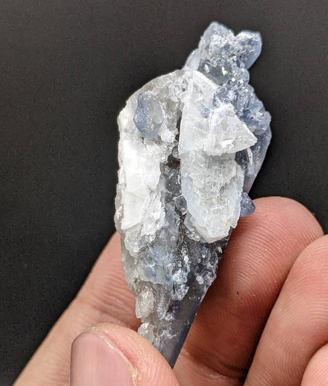 ARSAA GEMS AND MINERALSNatural rare indicolite blue quartz crystal from Afghanistan, 20.8 grams - Premium from ARSAA GEMS AND MINERALS - Just $70.00! Shop now at ARSAA GEMS AND MINERALS