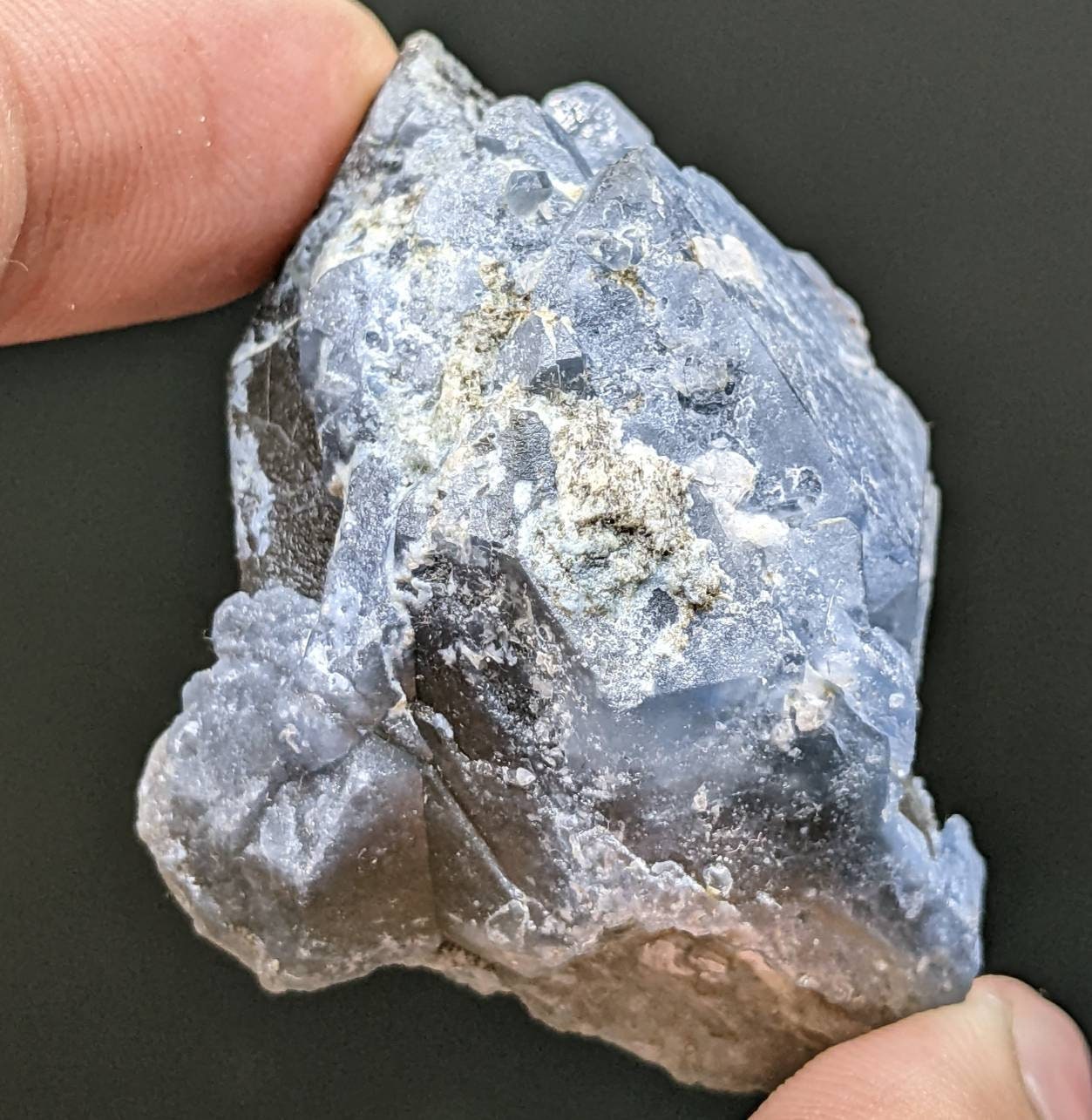 ARSAA GEMS AND MINERALSNatural rare indicolite blue quartz cluster from Afghanistan, 49 grams - Premium from ARSAA GEMS AND MINERALS - Just $100.00! Shop now at ARSAA GEMS AND MINERALS