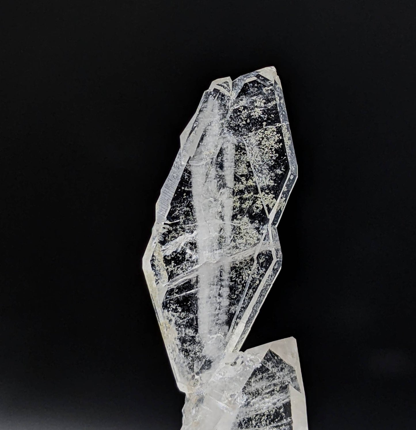 ARSAA GEMS AND MINERALSAesthetic crystal of Faden quartz with another quartz grown on top from Baluchistan Pakistan, 10 grams - Premium from ARSAA GEMS AND MINERALS - Just $45.00! Shop now at ARSAA GEMS AND MINERALS