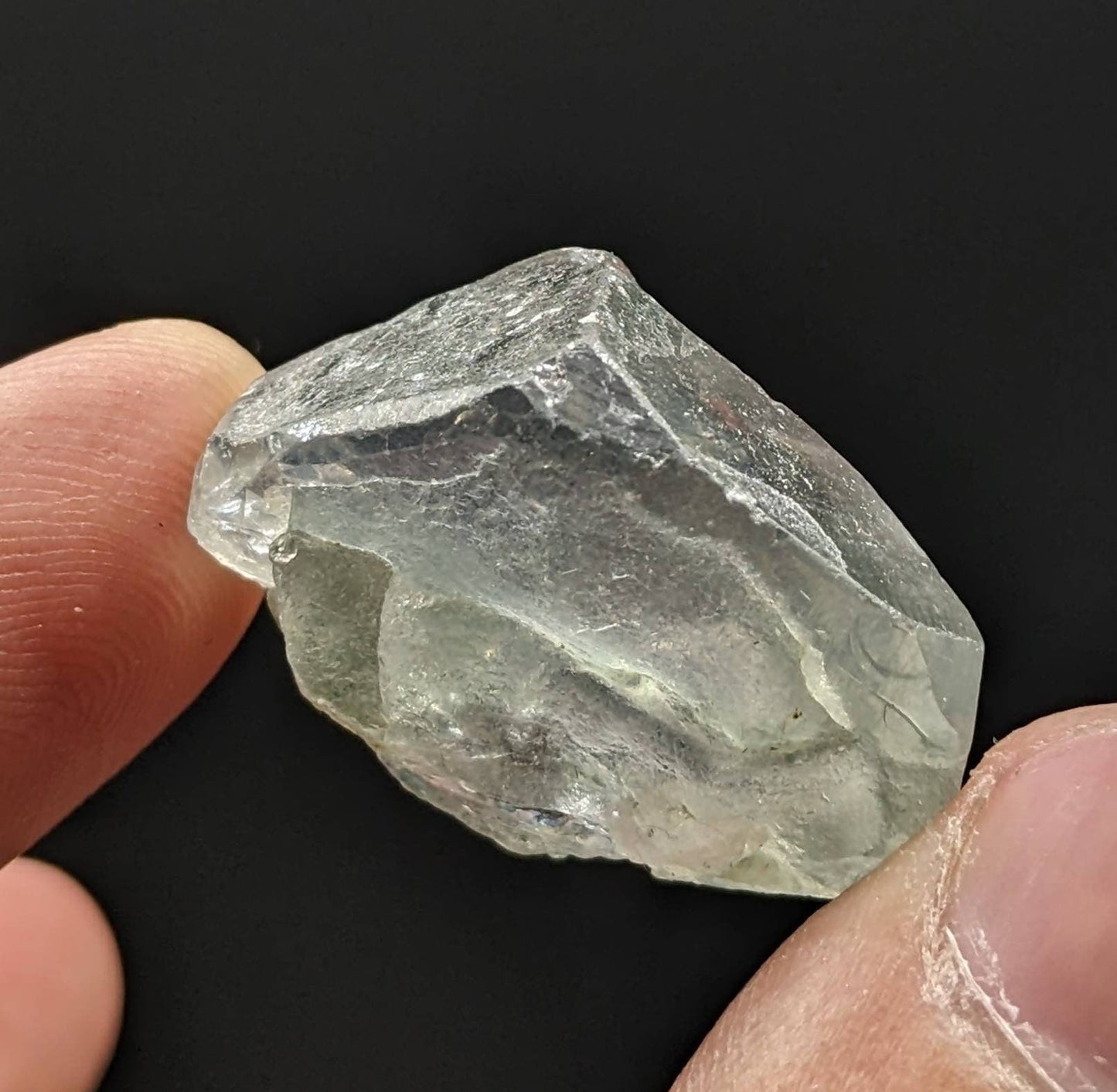 ARSAA GEMS AND MINERALSGreen Apatite with basolite inclusion transparent crystal from Mohmand Agency KPK Pakistan, weight 14.1 grams - Premium from ARSAA GEMS AND MINERALS - Just $35.00! Shop now at ARSAA GEMS AND MINERALS
