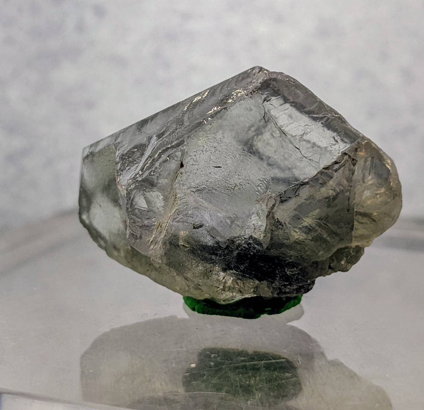 ARSAA GEMS AND MINERALSGreen Apatite with basolite inclusion transparent crystal from Mohmand Agency KPK Pakistan, weight 14.1 grams - Premium from ARSAA GEMS AND MINERALS - Just $35.00! Shop now at ARSAA GEMS AND MINERALS