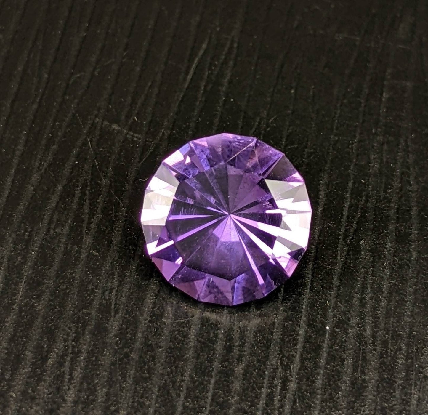 ARSAA GEMS AND MINERALSNatural deep purple color eye clean clarity round cut shape faceted amethyst gem, 4.5 carats - Premium from ARSAA GEMS AND MINERALS - Just $10.00! Shop now at ARSAA GEMS AND MINERALS