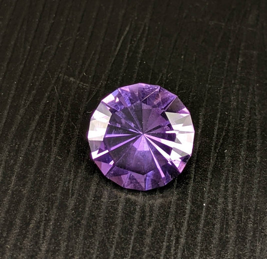 ARSAA GEMS AND MINERALSNatural deep purple color eye clean clarity round cut shape faceted amethyst gem, 4.5 carats - Premium  from ARSAA GEMS AND MINERALS - Just $10.00! Shop now at ARSAA GEMS AND MINERALS