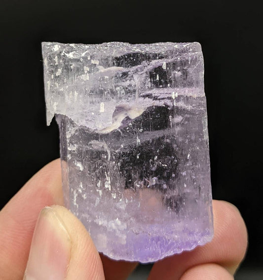 ARSAA GEMS AND MINERALSKunzite crystal with etched formation and floater structure, purple color and Lustrous quality from Afghanistan, 52.3 grams - Premium  from ARSAA GEMS AND MINERALS - Just $100.00! Shop now at ARSAA GEMS AND MINERALS