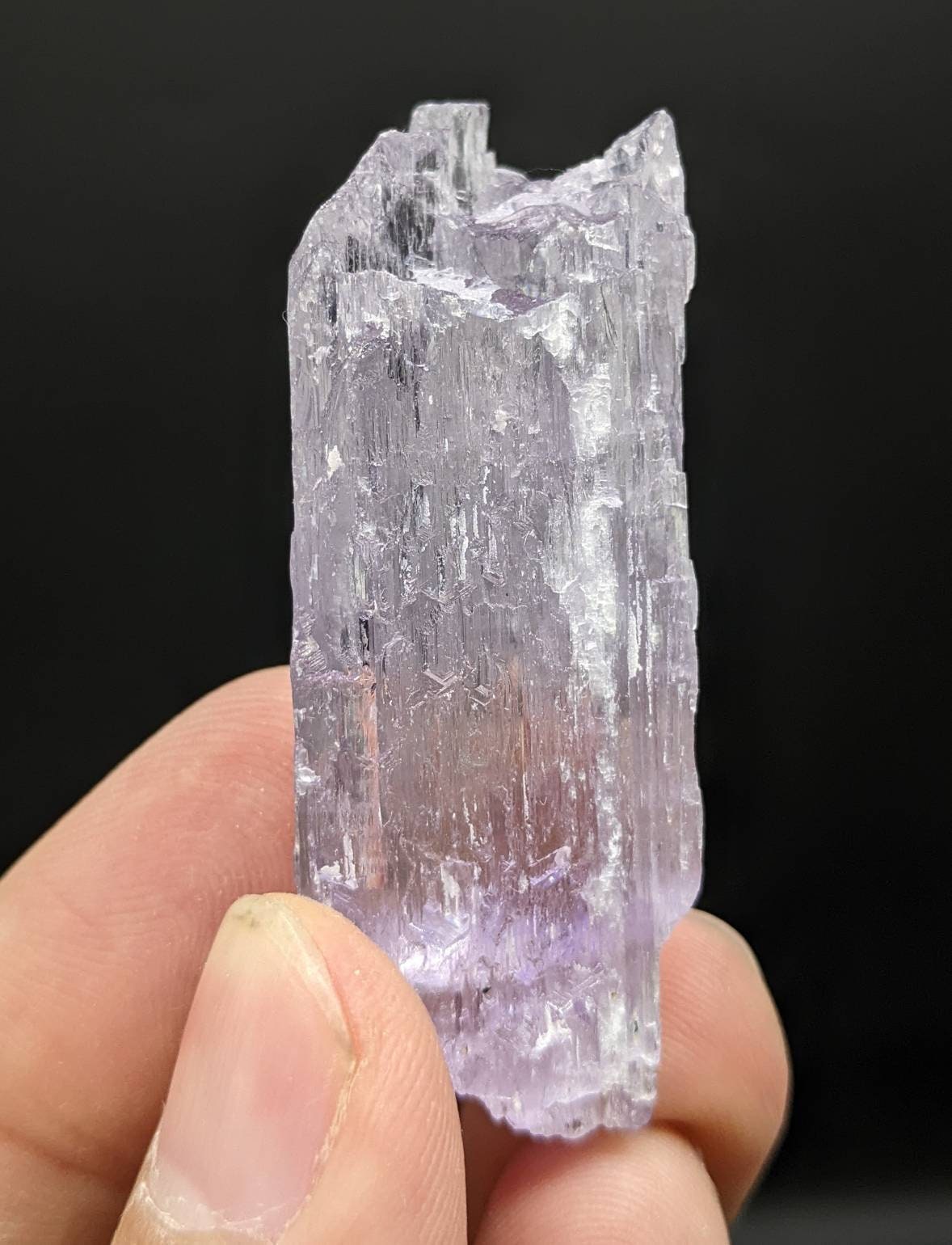 ARSAA GEMS AND MINERALSKunzite crystal with etched formation, purple color and Lustrous quality from Afghanistan, 25.7 grams - Premium  from ARSAA GEMS AND MINERALS - Just $50.00! Shop now at ARSAA GEMS AND MINERALS