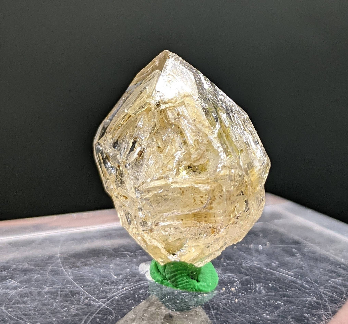 ARSAA GEMS AND MINERALSAesthetic fine quality beautiful UV reactive petroleum quartz crystal from Balochistan Pakistan, weight 8.4 grams - Premium  from ARSAA GEMS AND MINERALS - Just $100.00! Shop now at ARSAA GEMS AND MINERALS