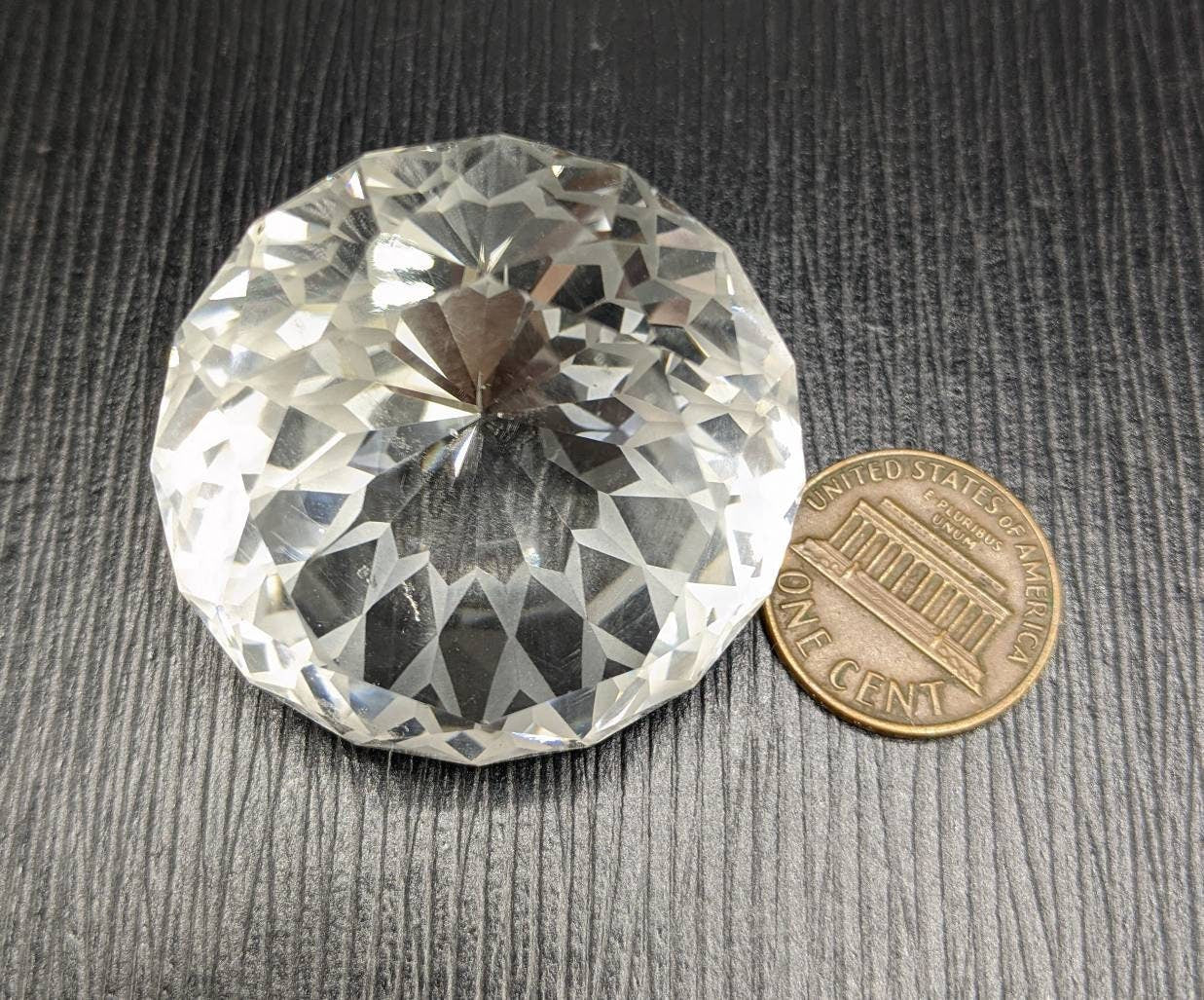 ARSAA GEMS AND MINERALSQuartz faceted gem, eye clean clarity and round cut shape, 197 carats - Premium from ARSAA GEMS AND MINERALS - Just $180.00! Shop now at ARSAA GEMS AND MINERALS