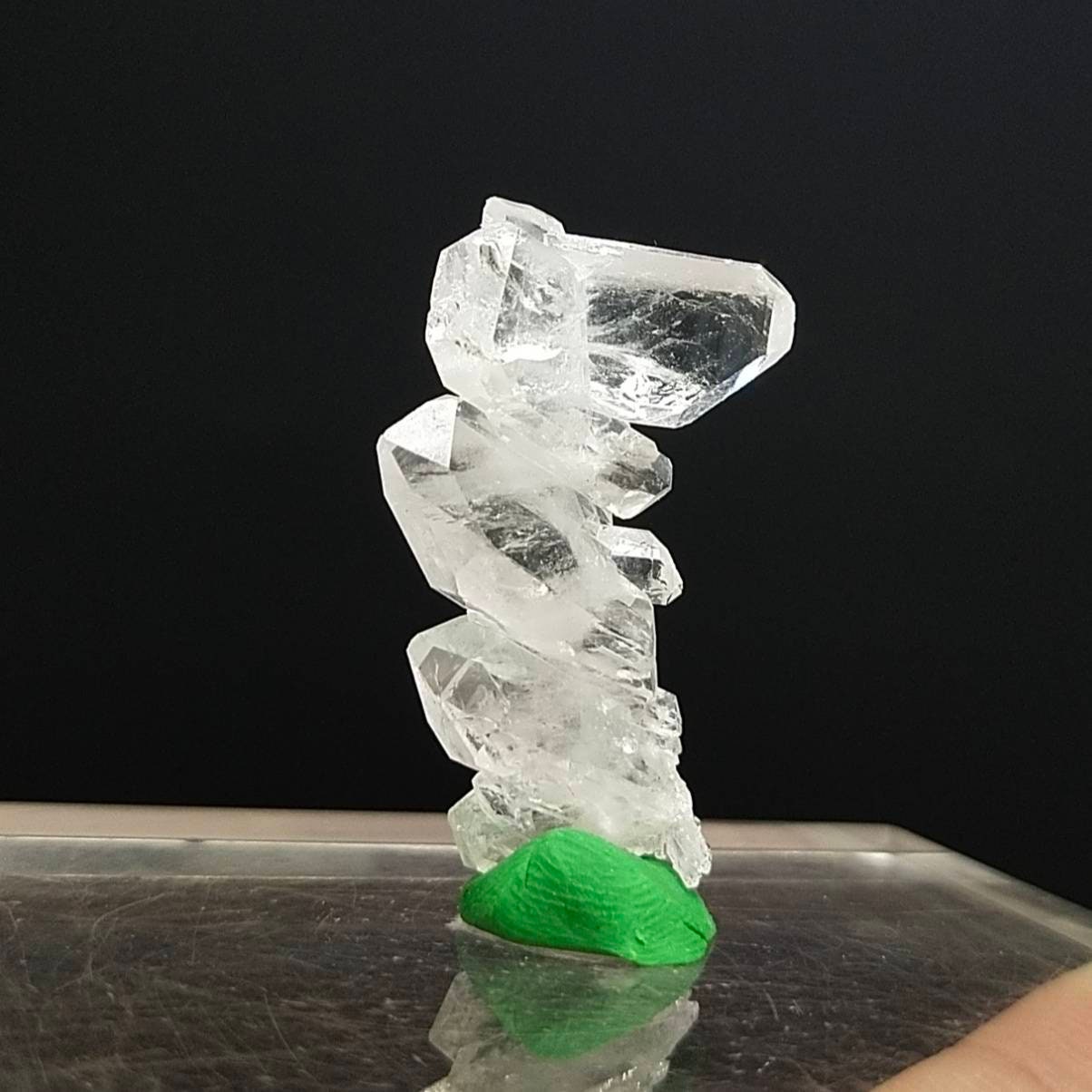ARSAA GEMS AND MINERALSFaden quartz crystal clear and terminated with stepformation structure from Baluchistan Pakistan, 4.4 gram - Premium from ARSAA GEMS AND MINERALS - Just $30.00! Shop now at ARSAA GEMS AND MINERALS
