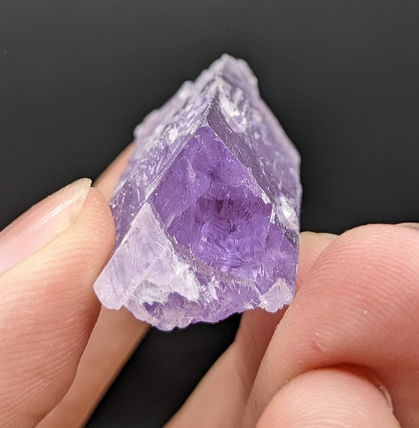 ARSAA GEMS AND MINERALSKunzite crystal with etched formation, purple color and Lustrous quality from Afghanistan, 25.7 grams - Premium  from ARSAA GEMS AND MINERALS - Just $50.00! Shop now at ARSAA GEMS AND MINERALS