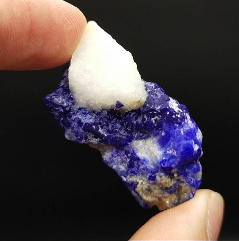 ARSAA GEMS AND MINERALSAfghan hayune var lazurite crystal with rich blue color from Afghanistan, 14.2 grams - Premium from ARSAA GEMS AND MINERALS - Just $40.00! Shop now at ARSAA GEMS AND MINERALS