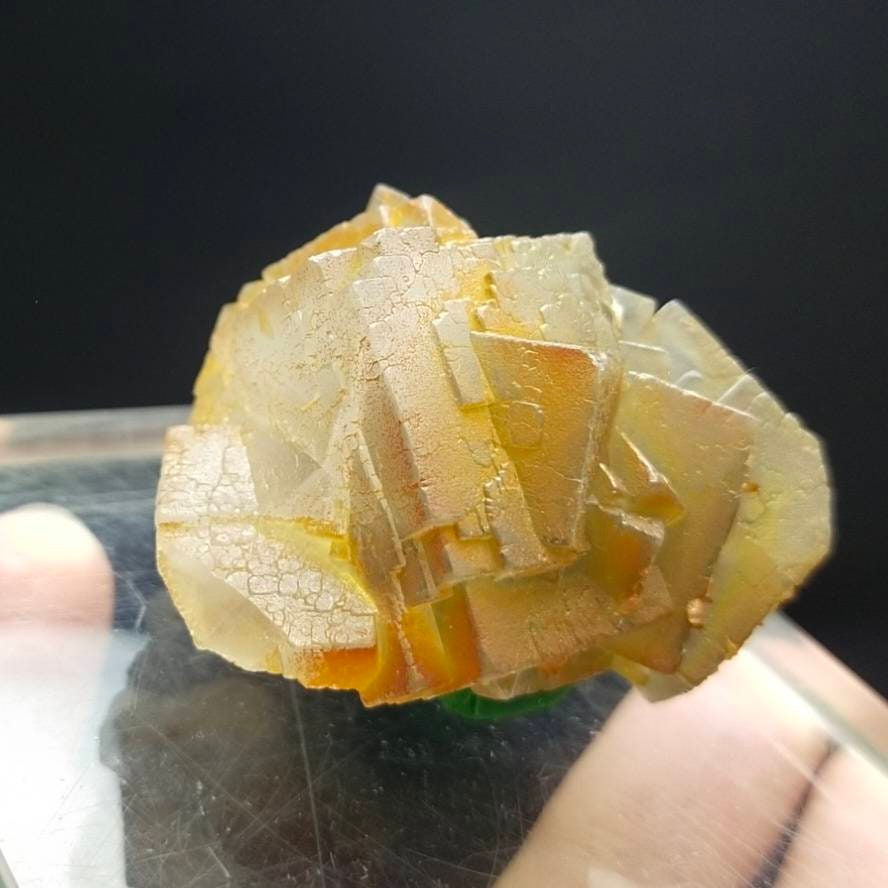 ARSAA GEMS AND MINERALSCubic iridescent fluorite crystal from Baluchistan Pakistan, 59 grams - Premium from ARSAA GEMS AND MINERALS - Just $20.00! Shop now at ARSAA GEMS AND MINERALS