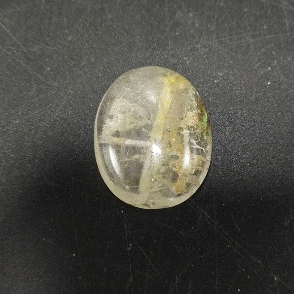 ARSAA GEMS AND MINERALSNatural quartz cabochon with unknown inclusion from Pakistan, 92.5 carats - Premium from ARSAA GEMS AND MINERALS - Just $60.00! Shop now at ARSAA GEMS AND MINERALS
