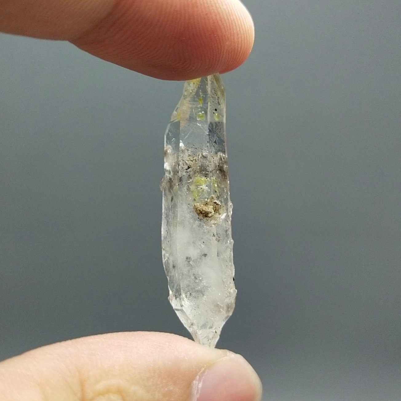 ARSAA GEMS AND MINERALSAesthetic fine quality beautiful double terminated UV reactive petroleum quartz crystal from Balochistan Pakistan, weight 4.8 grams - Premium from ARSAA GEMS AND MINERALS - Just $48.00! Shop now at ARSAA GEMS AND MINERALS