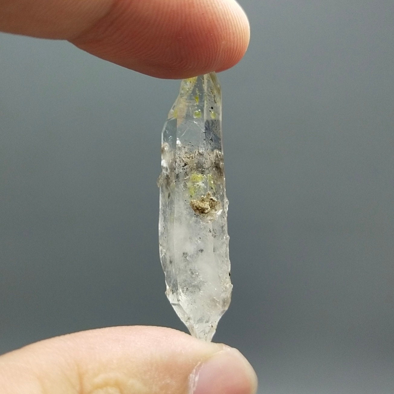 ARSAA GEMS AND MINERALSAesthetic fine quality beautiful double terminated UV reactive petroleum quartz crystal from Balochistan Pakistan, weight 4.8 grams - Premium  from ARSAA GEMS AND MINERALS - Just $48.00! Shop now at ARSAA GEMS AND MINERALS