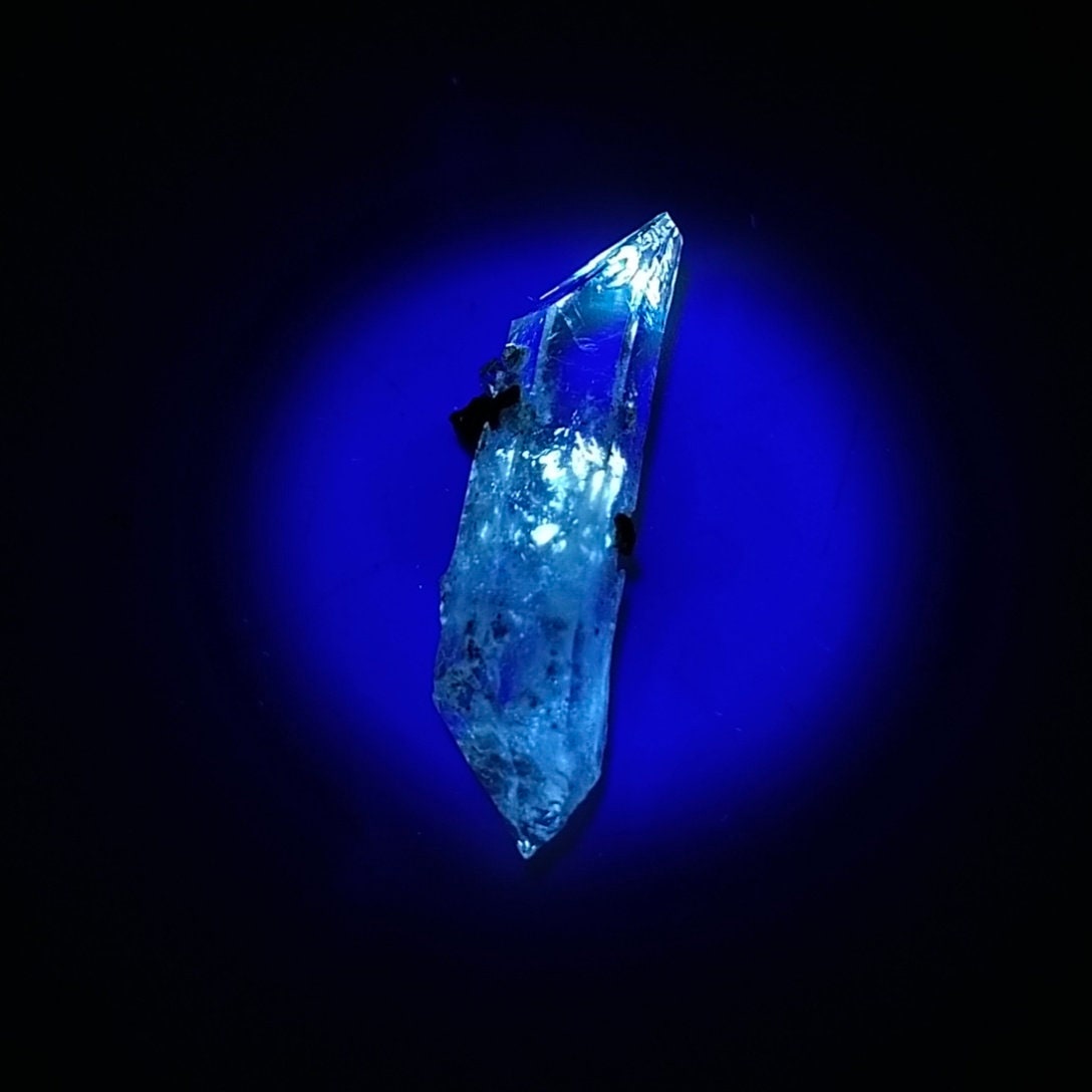 ARSAA GEMS AND MINERALSAesthetic fine quality beautiful double terminated UV reactive petroleum quartz crystal from Balochistan Pakistan, weight 4.8 grams - Premium from ARSAA GEMS AND MINERALS - Just $48.00! Shop now at ARSAA GEMS AND MINERALS
