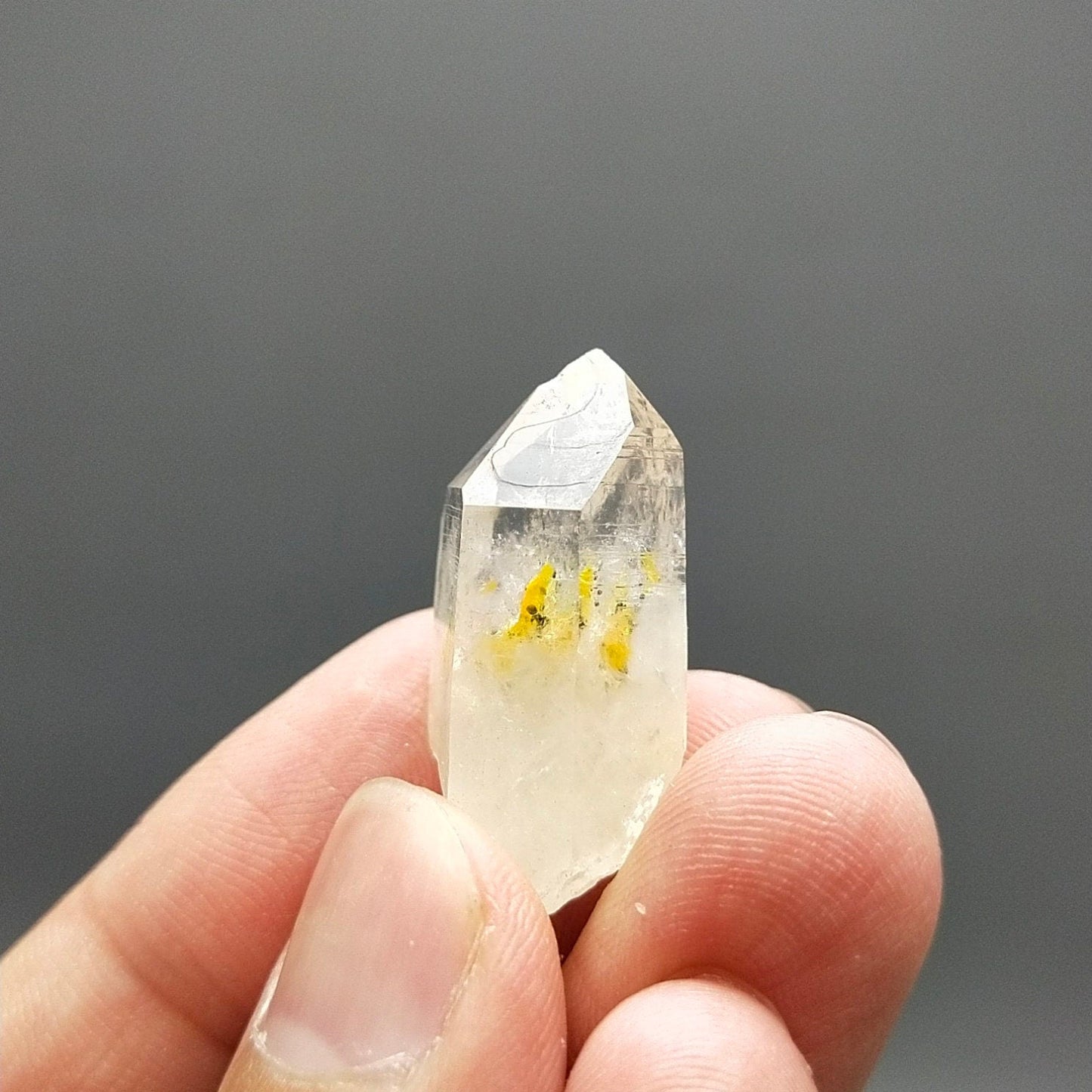 ARSAA GEMS AND MINERALSAesthetic fine quality beautiful UV reactive petroleum quartz crystal from Balochistan Pakistan, weight 6.8 grams - Premium  from ARSAA GEMS AND MINERALS - Just $120.00! Shop now at ARSAA GEMS AND MINERALS