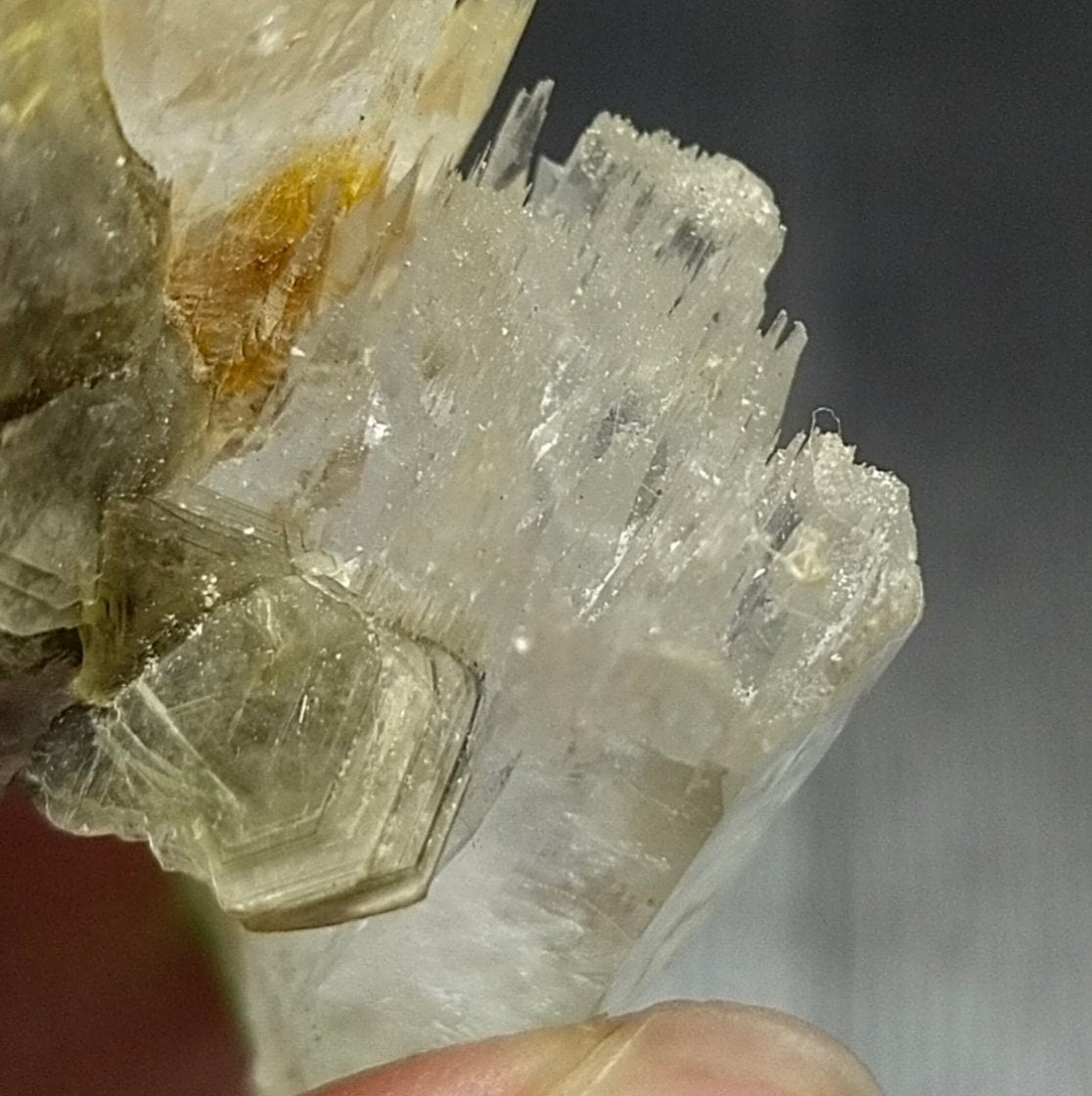 ARSAA GEMS AND MINERALSNatural light blue clear etched aquamarine crystal with muscovite on matrix from Pakistan, 17.4 grams - Premium  from ARSAA GEMS AND MINERALS - Just $60.00! Shop now at ARSAA GEMS AND MINERALS