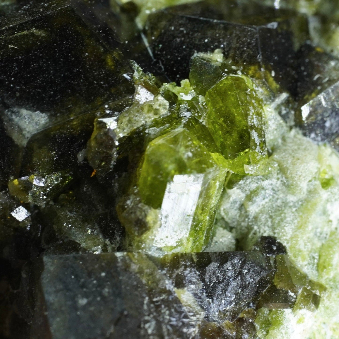 ARSAA GEMS AND MINERALSAndradite garnet crystal on matrix on albite with green epidote from Pakistan, 21.7 grams - Premium from ARSAA GEMS AND MINERALS - Just $50.00! Shop now at ARSAA GEMS AND MINERALS