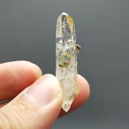 ARSAA GEMS AND MINERALSAesthetic fine quality beautiful double terminated UV reactive petroleum quartz crystal from Balochistan Pakistan, weight 4.8 grams - Premium  from ARSAA GEMS AND MINERALS - Just $48.00! Shop now at ARSAA GEMS AND MINERALS