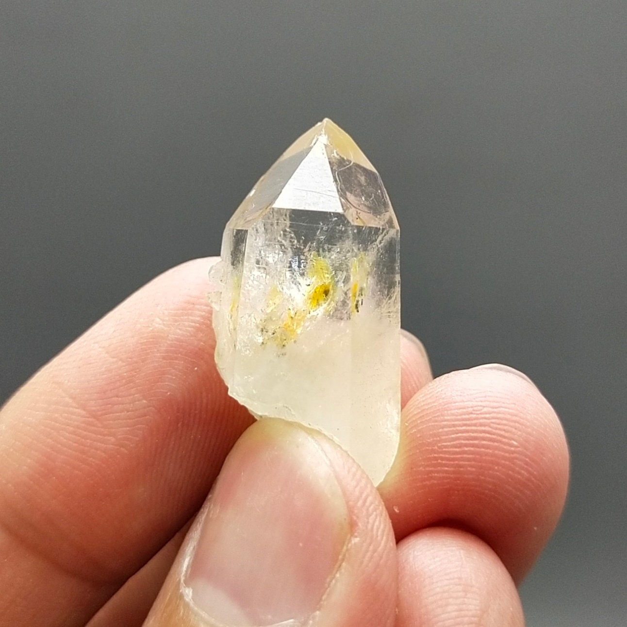 ARSAA GEMS AND MINERALSAesthetic fine quality beautiful UV reactive petroleum quartz crystal from Balochistan Pakistan, weight 6.8 grams - Premium  from ARSAA GEMS AND MINERALS - Just $120.00! Shop now at ARSAA GEMS AND MINERALS