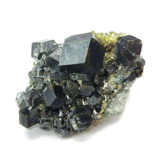ARSAA GEMS AND MINERALSAndradite garnet crystal on matrix on albite with green epidote from Pakistan, 57 grams - Premium  from ARSAA GEMS AND MINERALS - Just $150.00! Shop now at ARSAA GEMS AND MINERALS