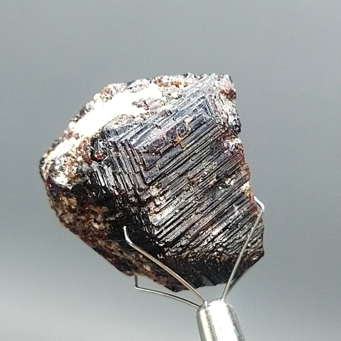 ARSAA GEMS AND MINERALSNatural red etched spessartine garnet crystal with baby garnet grown on top and has nice patterns from Pakistan, 40 grams - Premium from ARSAA GEMS AND MINERALS - Just $150.00! Shop now at ARSAA GEMS AND MINERALS