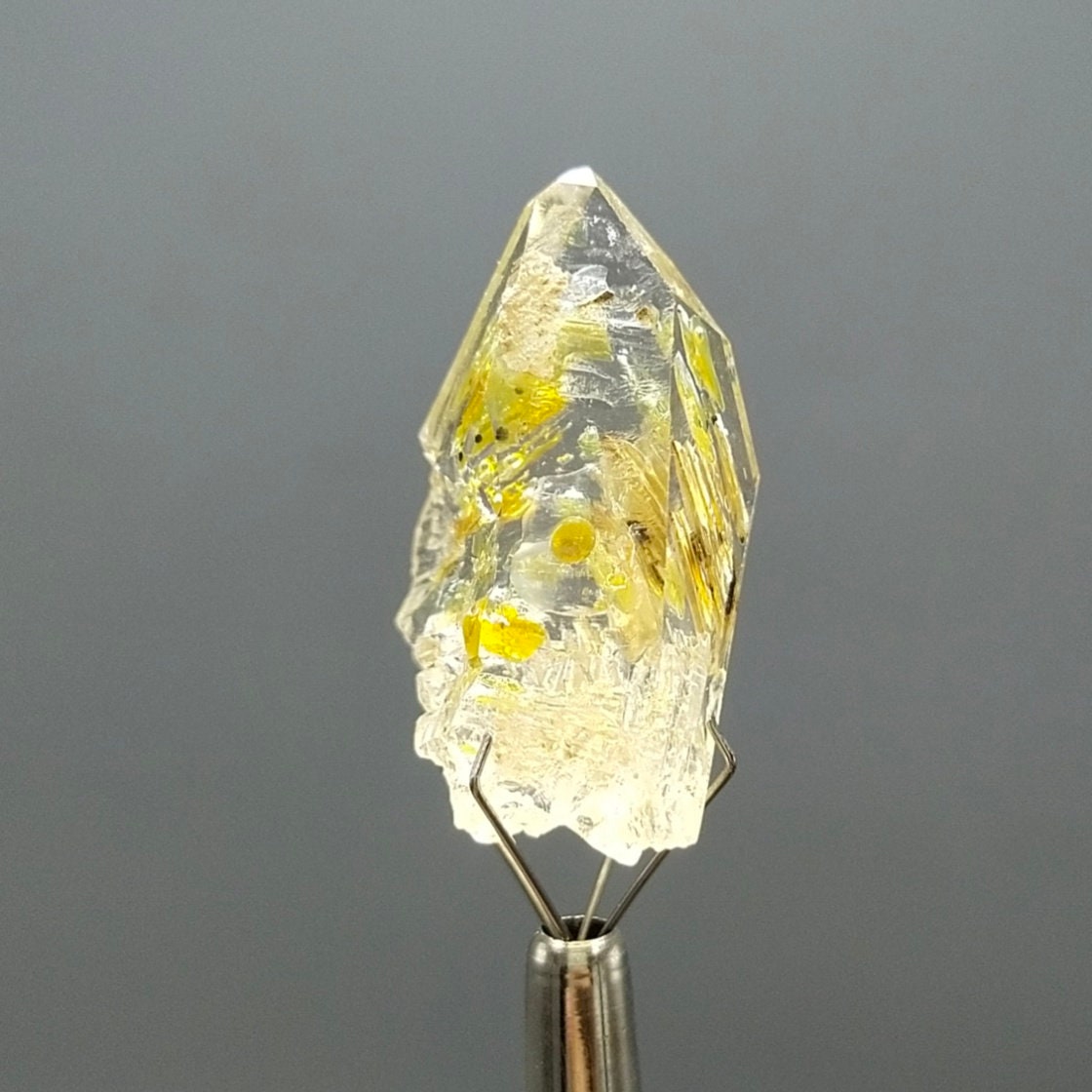 ARSAA GEMS AND MINERALSAesthetic fine quality beautiful UV reactive petroleum quartz crystal with moving bubbles from Balochistan Pakistan, weight 6.1 grams - Premium  from ARSAA GEMS AND MINERALS - Just $125.00! Shop now at ARSAA GEMS AND MINERALS