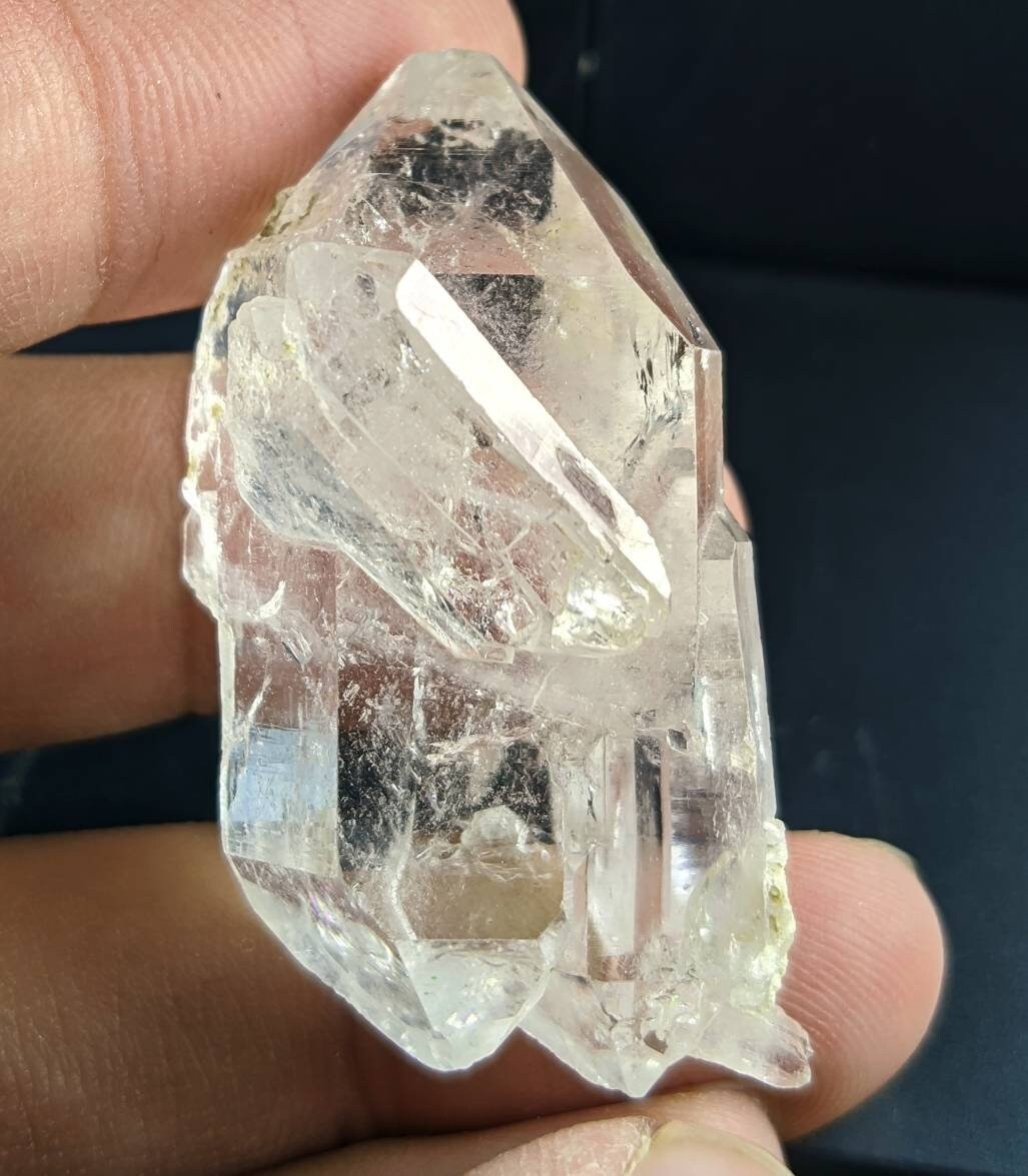 Clear Terminated Quartz Cluster - Balochistan Pakistan, 22.7 grams