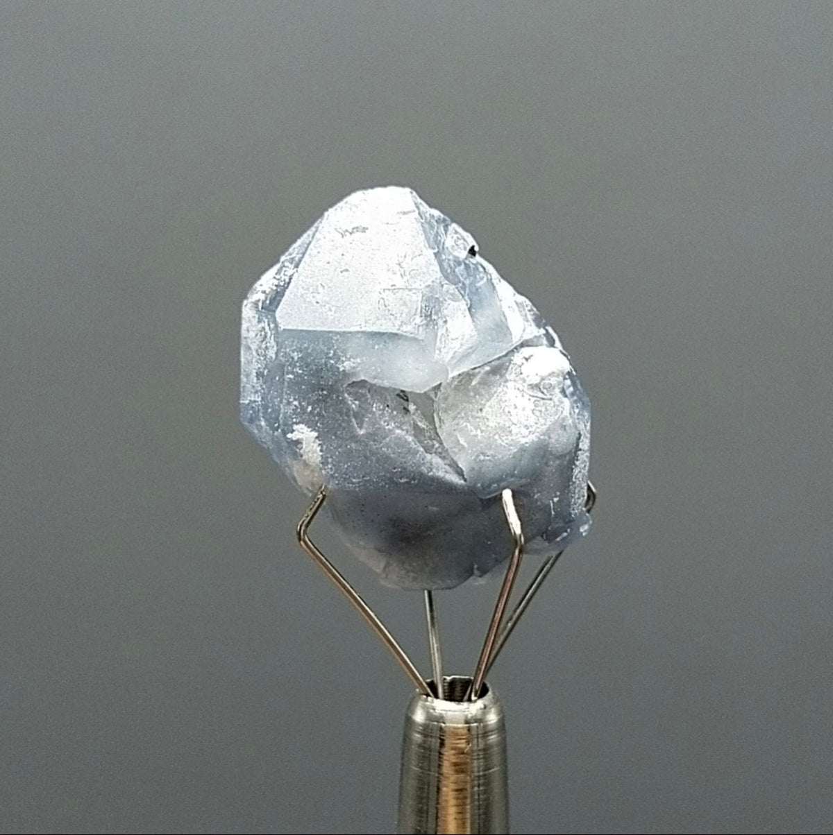 Natural rare indicolite blue quartz crystal from Afghanistan, 3 grams