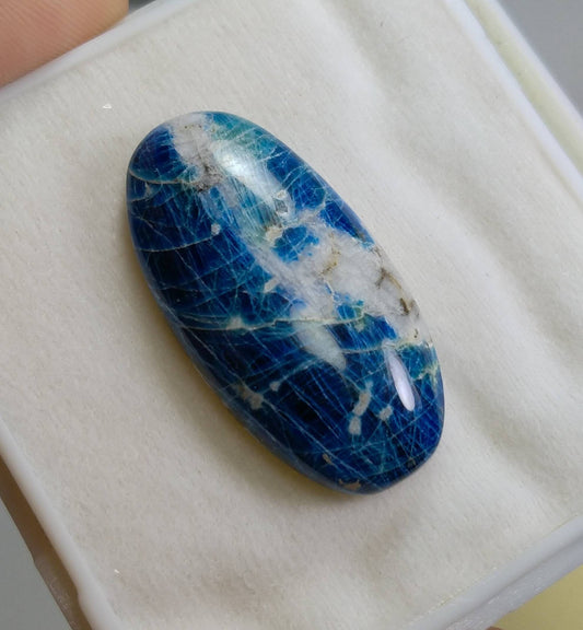 36 Carat Afghan Hauyne Lazurite Cabochon, UV Reactive