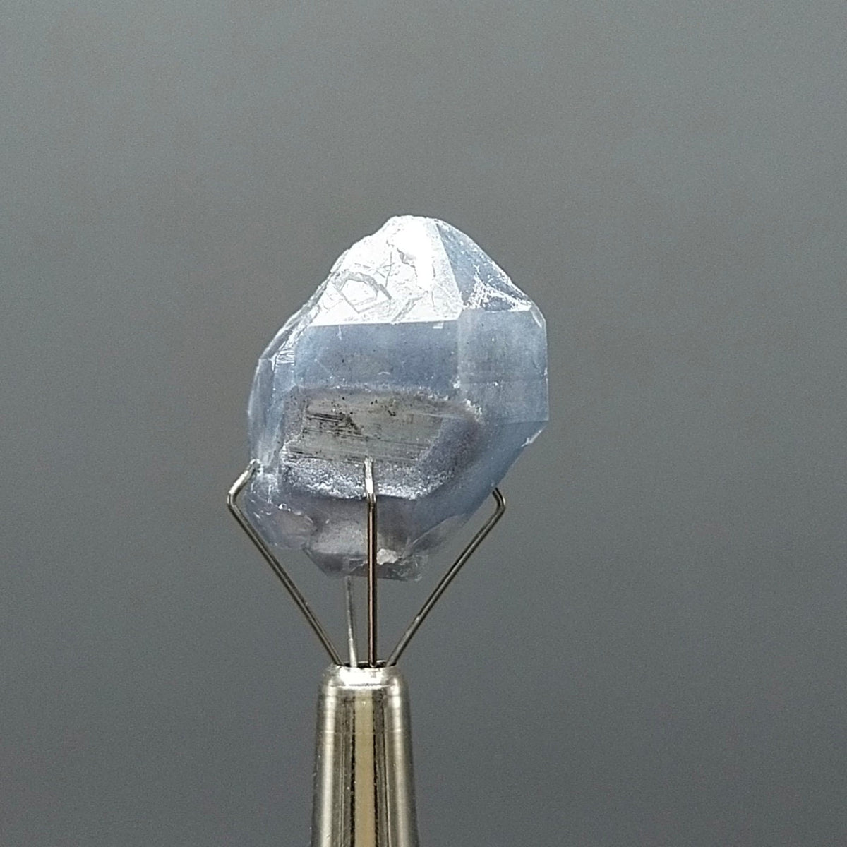 Natural rare indicolite blue quartz crystal from Afghanistan, 3 grams