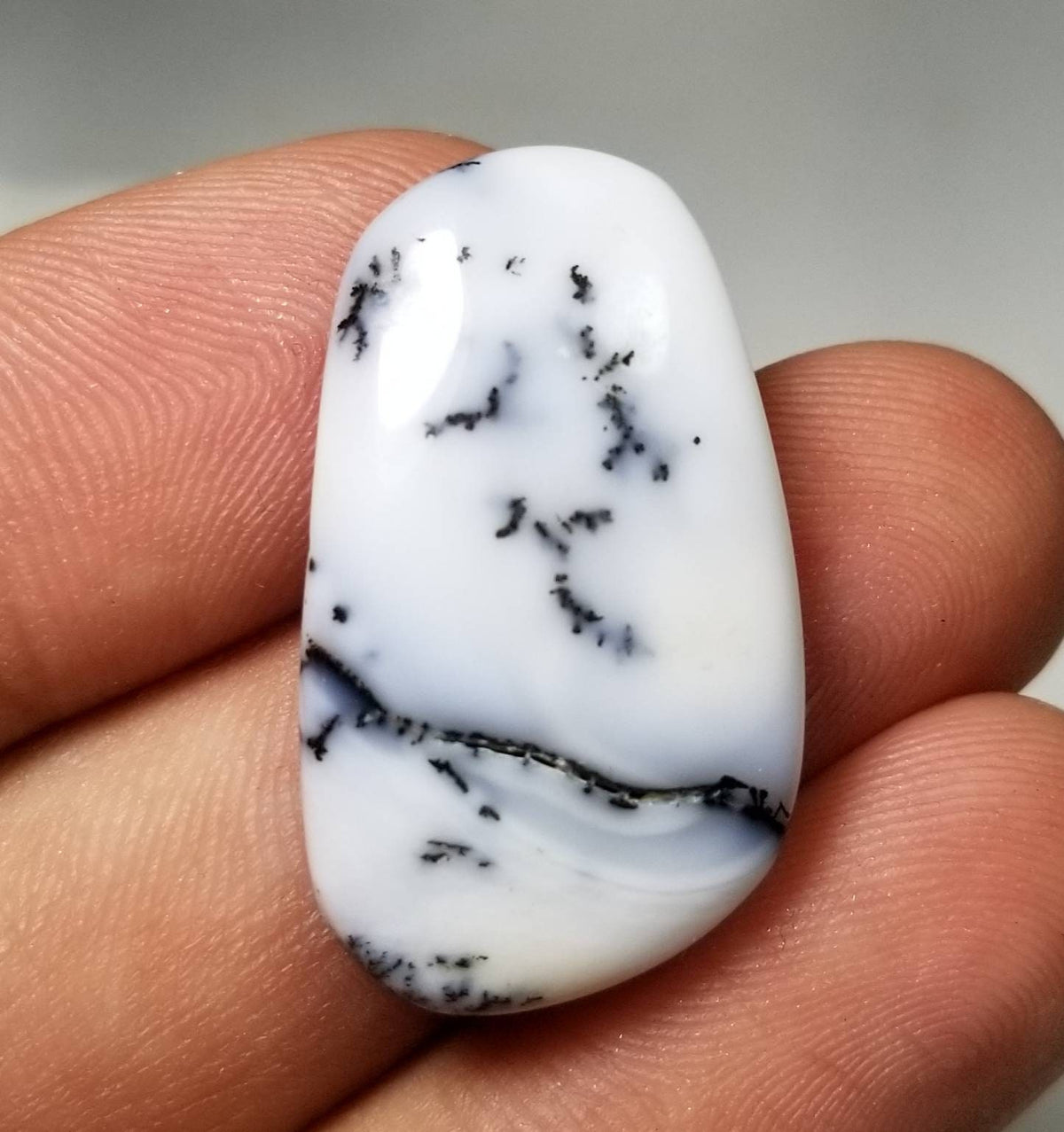 Natural Dendritic Opal Matching Pair, 39 Carats