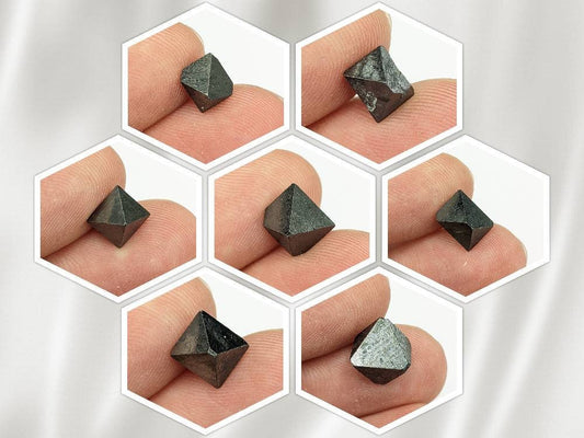 Octahedral Magnetite Crystal Lot, Skardu Pakistan, 8.7 grams