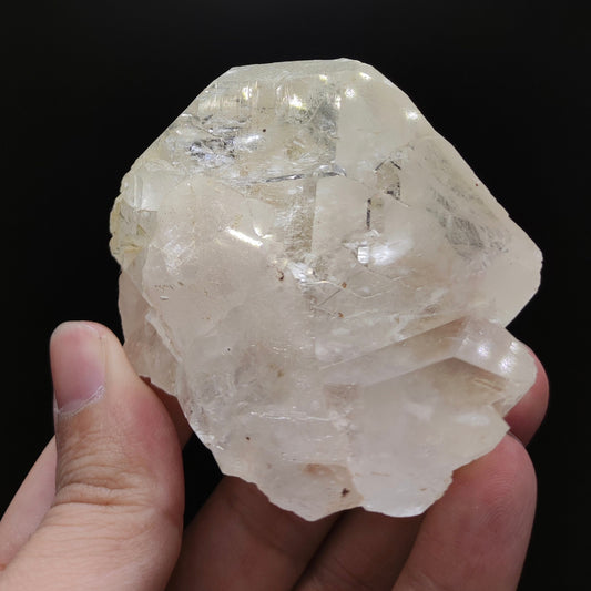 Rare Clear Gwindel Quartz Crystal, Pakistan, 205 grams