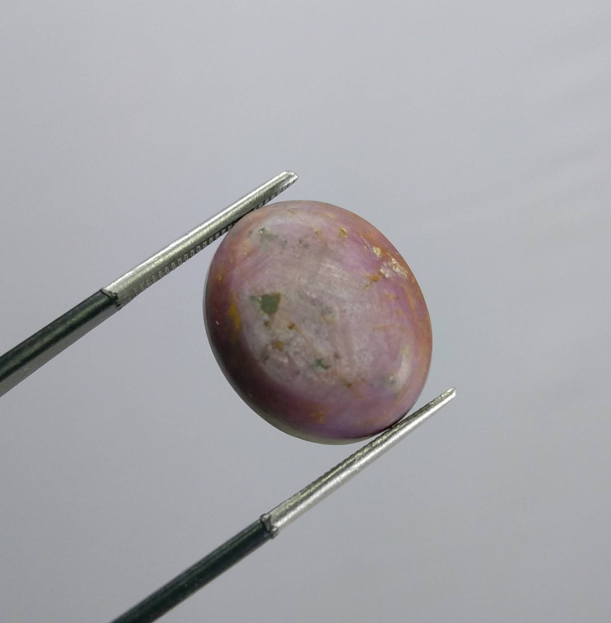 25 Carat Star Ruby Cabochon, Natural UV Reactive Gemstone