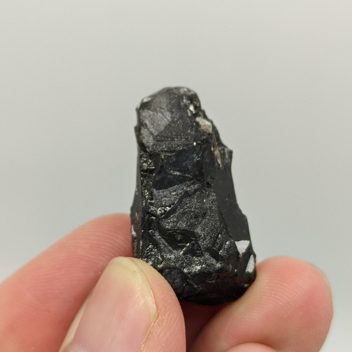 Etched Black Tourmaline Crystal, Skardu Pakistan, 10.5g