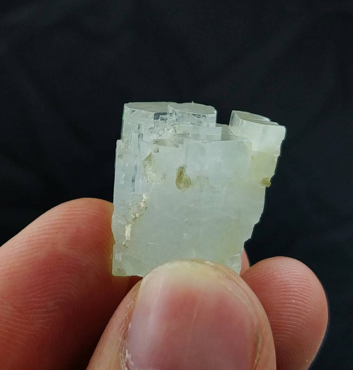 Aquamarine light blue terminated crystal from Nagar Valley Skardu GilgitBaltistan Pakistan, weight 10.4 grams