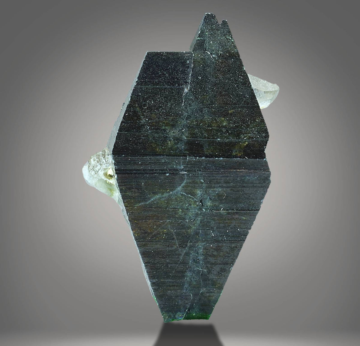 Rare Blue Edge Anatase Crystal with Quartz, Balochistan Pakistan