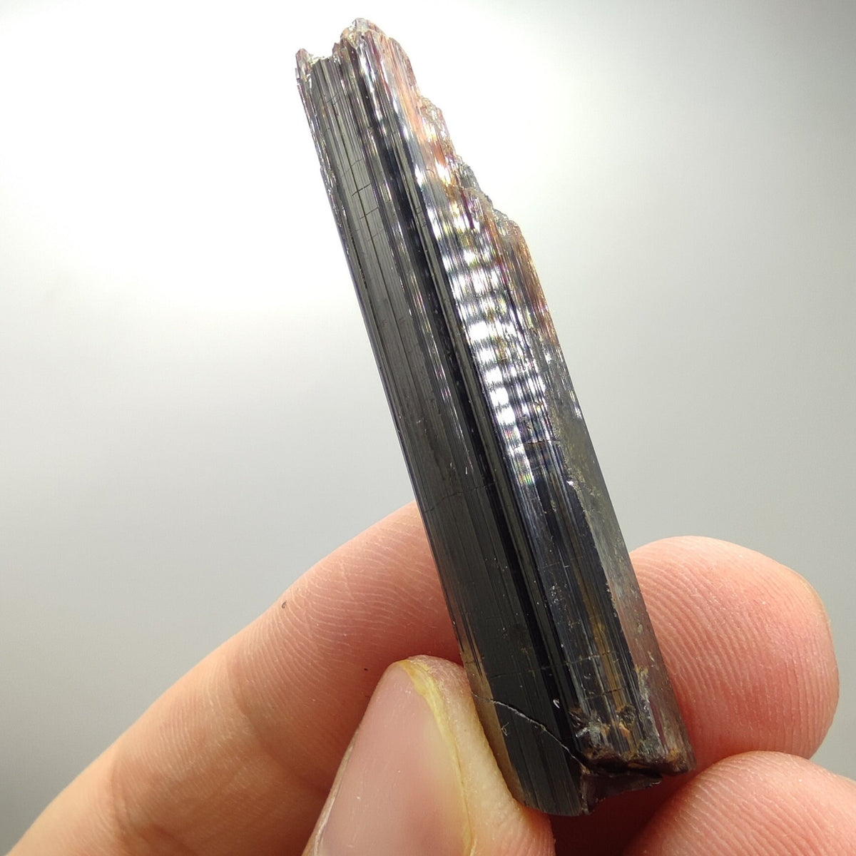 Single Rutile Crystal |Loose Rutile Crystal | Rutile var TiO2 Crystal | Red Rutile |Long prismatic Rutile Crystal from Pakistan| 14.2 grams