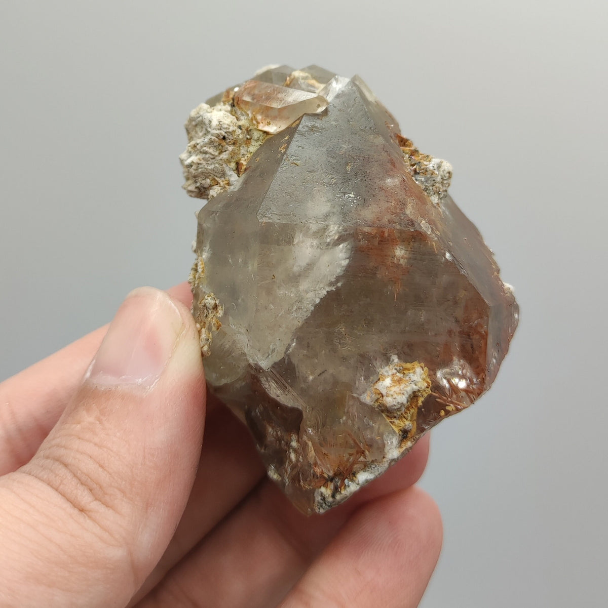 Smokey Quartz Crystal with Rutile, KP Pakistan, 104 grams
