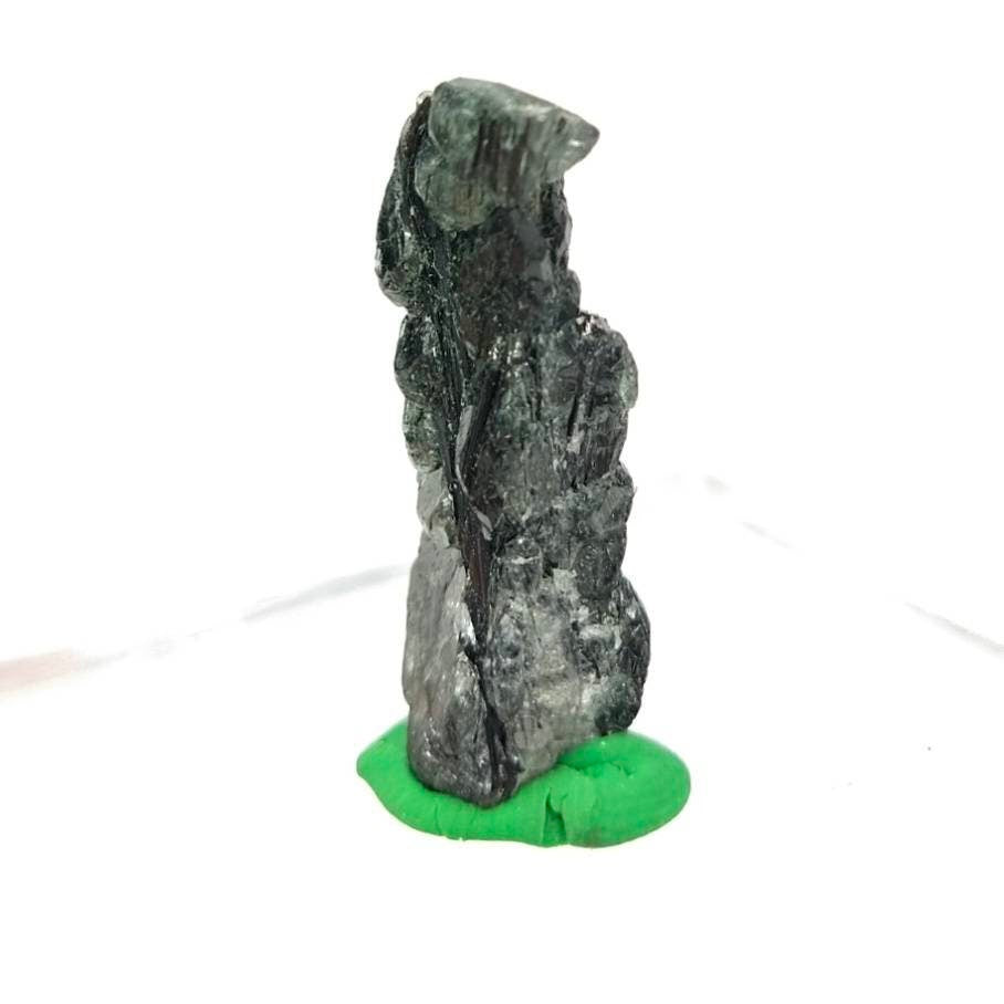 Apatite crystal with green basolite inclusion from KP Pakistan, 7.5 grams