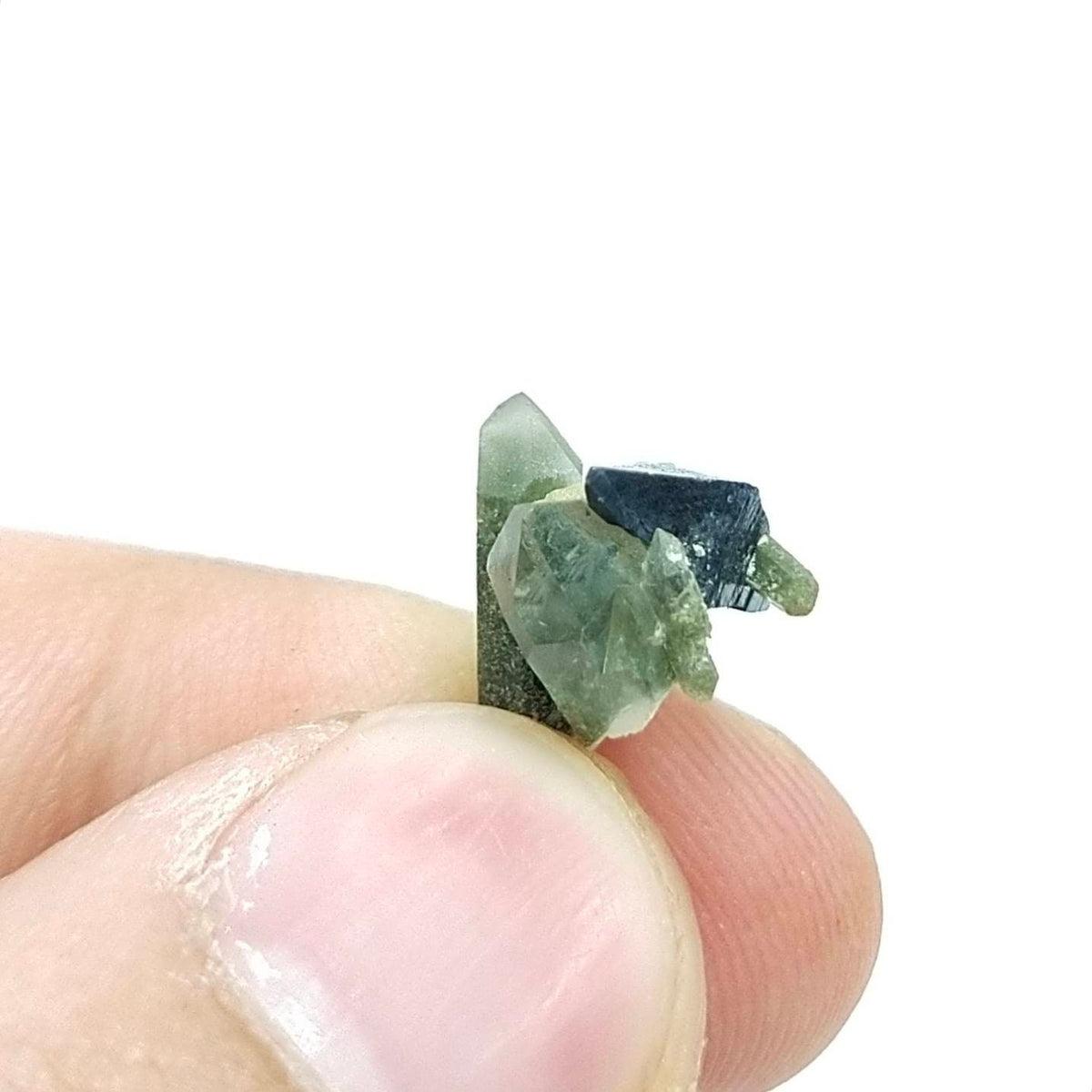 Rare Anatase Crystal with Chlorine Quartz, Balochistan Pakistan